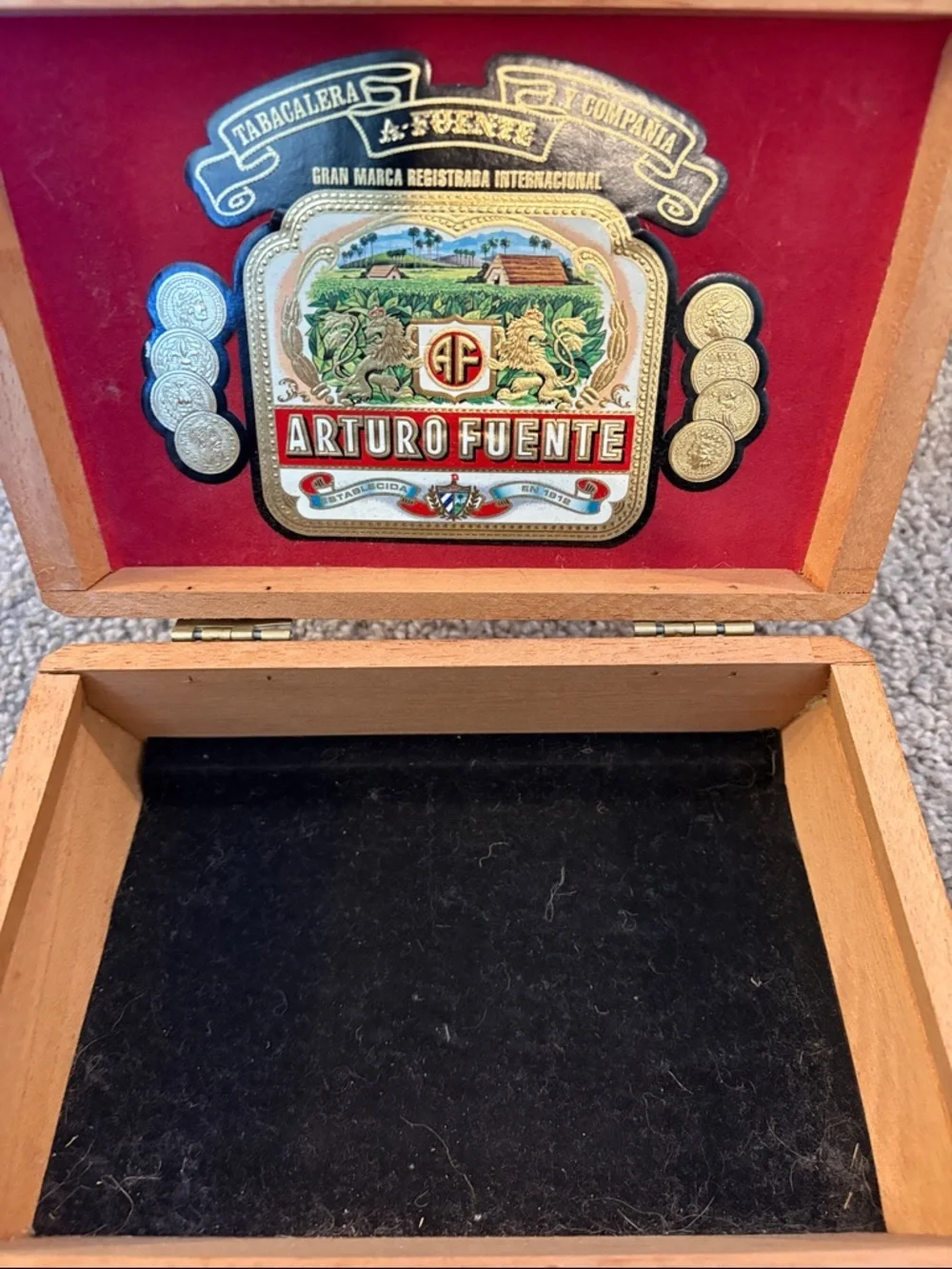 Assorted 7 Cigar Boxes - Brown Multi